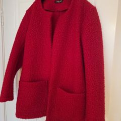 Stunning Red Teddy Coat /Jacket