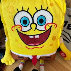 RARE Spongebob Squarepants Talking  Plush Toy WITH FLASHING FACE VGC