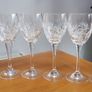Vintage Bohemia Crystal Wine Glasses Image 3