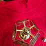 Vintage brass  etched glass table lamp 1970s/80s, Image 7