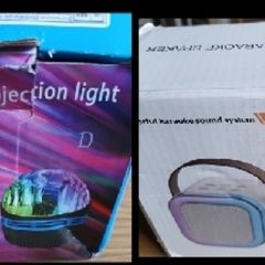 Child's Karaoke Machine &LED Light