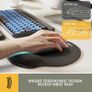 Keyboard and Mouse Mat Set, Ergonomic Gel Filled Mouse Pad with Wrist Cushion Support with Memory Foam for Computer and Laptop Image 2
