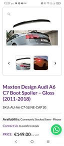 Mexton Design Audi A6 rear spoiler
