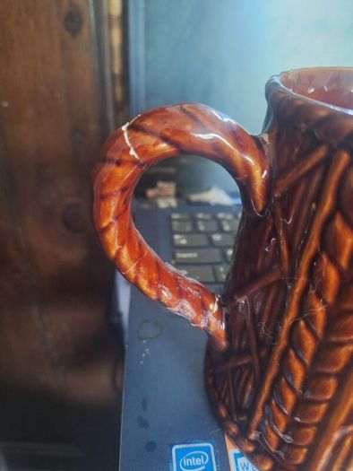 Vintage Glazed Brown Howard Jug