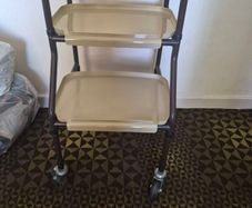 Indoor walker with trays