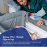 Chicco Next2Me Magic Evo Bedside Crib Dark Grey Image 9