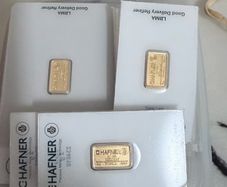 1&2gram 999.9 gold bars