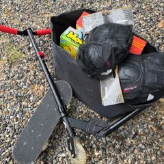 kids bundle - scooter, , mini skateboard etc