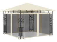 main image for ad Gazebo with Mosquito Net 3x3x2.73 m Cream 180 g/m/2