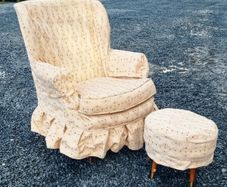 Armchair and Stool KAS1009