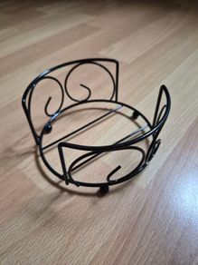 Metal coaster holder, 12cm (coasters not included)