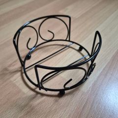 Metal coaster holder, 12cm (coasters not included)