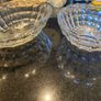vintage  mid 20th century glass starburst dishes price for both Image 4