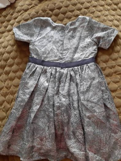 NEXT dress silver size 5-6 years