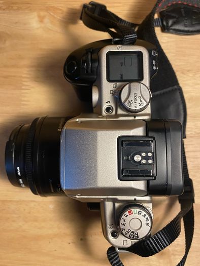 Canon EOS 55 Film Camera + 50mm f/1.8 Lens