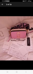 Marc Jacobs Snapshot Saffiano Leather Camera Bag - Pink - BNWT RRP 395