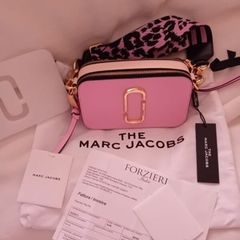 Marc Jacobs Snapshot Saffiano Leather Camera Bag - Pink - BNWT RRP 395