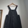 Mango Denim Pinafore Dress Size Large Image 2