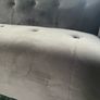 Grey Velvet 3/4 person couch Image 3