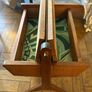 Mid Century Double Compartment Work Box Image 6