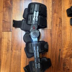 2 x DonJoy X-ROM Knee Braces | ACL | Meniscus | Post Surgery | Adjustable RO