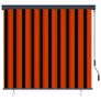 Outdoor Roller Blind 160x250 cm Orange and Brown Image 3