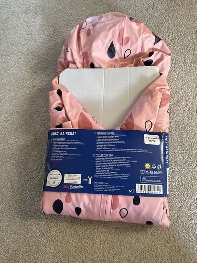 raincoat new size 12-24 m
