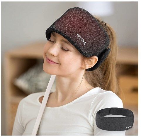 RENPHO Electric Head Massager with Heat, Compression Headache/Migraine Relief
