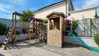 Children's L Shaped Playhouse