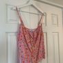 Primark Orange & Pink Floral Top Image 4