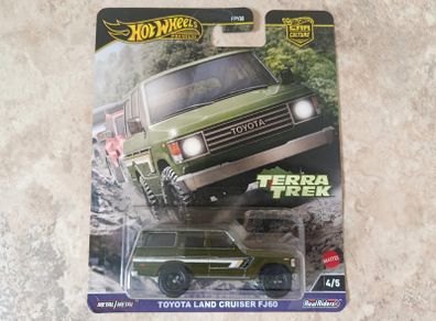 Hot Wheels Premium Toyota Land Cruiser FJ60 Terra Trek Car Culture 1:64 FPY86