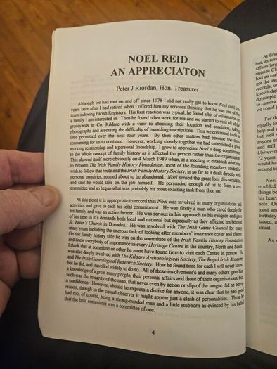 Irish Family History. The Journal Of The Irish Family History Society 1999. Paperback In Good Condition.  See Photos For Same.