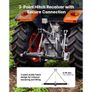 3 Point Trailer Hitch with Trailer Ball, 3 Pt Quick Hitch Attachment, Tractor Tow Drawbar Adapter, Compatible with Category 2 Tractor, Kubota, Mahindra, Ford, Yanmar, John Deere, Massey Ferguson Image 2