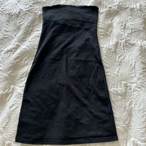 Allsaints Black Bandeau Dress UK 8