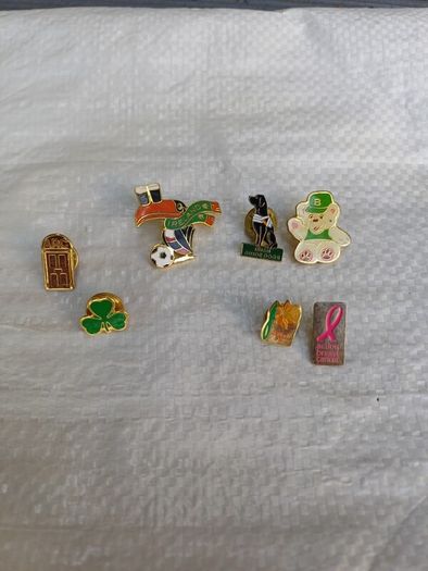 Massive Vintage Pin Badges Collection Lot - LEGO Arnotts, Guinness, Barcelona 92, Irish Memorabilia
