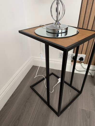 table and lamp