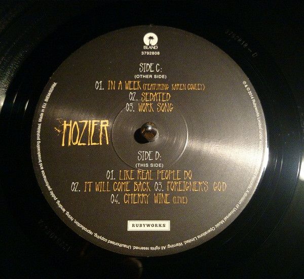 Hozier  Hozier 2LP
