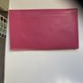 Leather pink document wallet Image 2