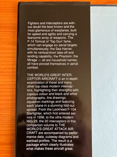 Aircraft book:'The World's Great Interceptor Aircraft'