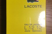 New Genuine Eau de Lacoste L.12.12 Jaune Eau de Toilette 50ml