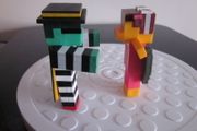 Mc Donalds Minecraft Zombie Toys X2