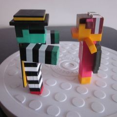 Mc Donalds Minecraft Zombie Toys X2