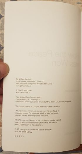 How The Peace Was Won by Brian Rowan