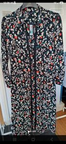 womens m&s floral dress bnwt