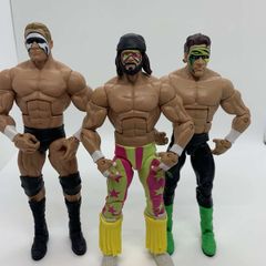 wwe elite series TNF then now forever Bash at the beach Sting , Macho man Randy savage & Lex Luger action figures
