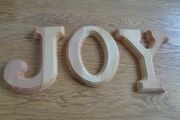 Wooden Letters x 3 for Sale