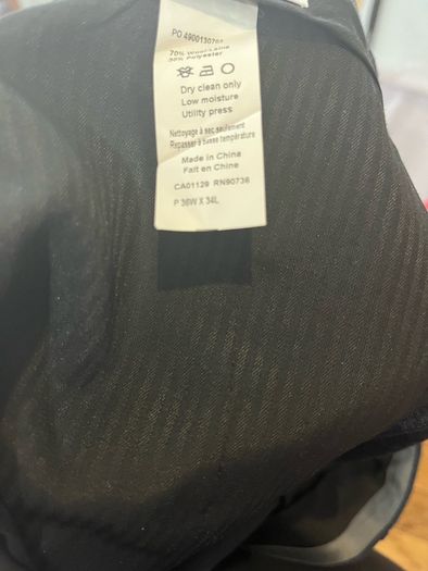 Calvin Klein suit jacket and pants