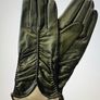 Luxury designer brand gloves by Paula Rowan in the softest of hand stitched leather and silk lining BRAND NEW Image 6