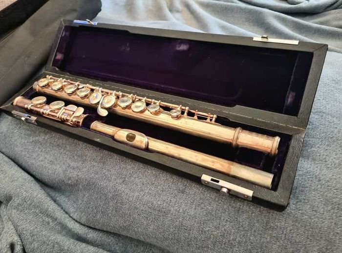 Trevor James Privilege Flute - Silver includes Case and bag
