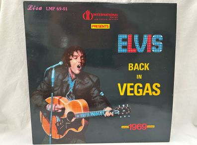 Elvis Presley Back In Vegas LP Lisa LMP 69-01 1986 Red Label Vinyl Bootleg